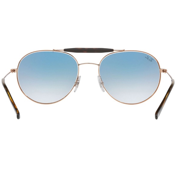 Ray-Ban Sunglasses Bronze/Copper w/Light Blue Lens - Picture 5 of 5